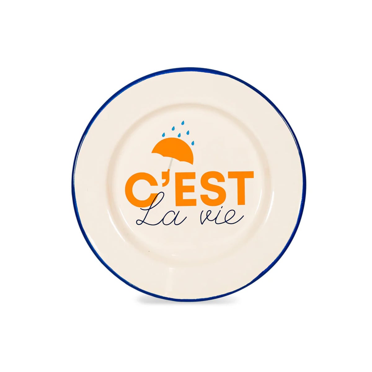 თეფში მომინანქრებული ზედაპირით 25 სმ C'est La Vie WD Lifestyle
