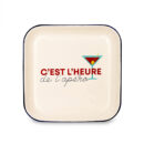 ლანგარი მომინანქრებული ზედაპირით 30x30 სმ C'est l'heure de l'apéro WD Lifestyle