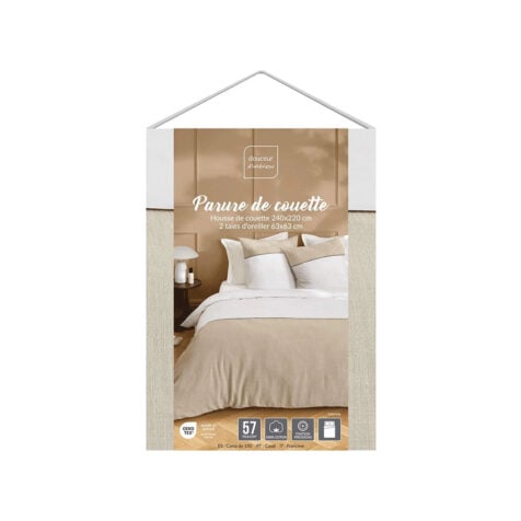 U10 Gabrielle Bed Set With Duvet Cover And Pillowcase 220×240 CM