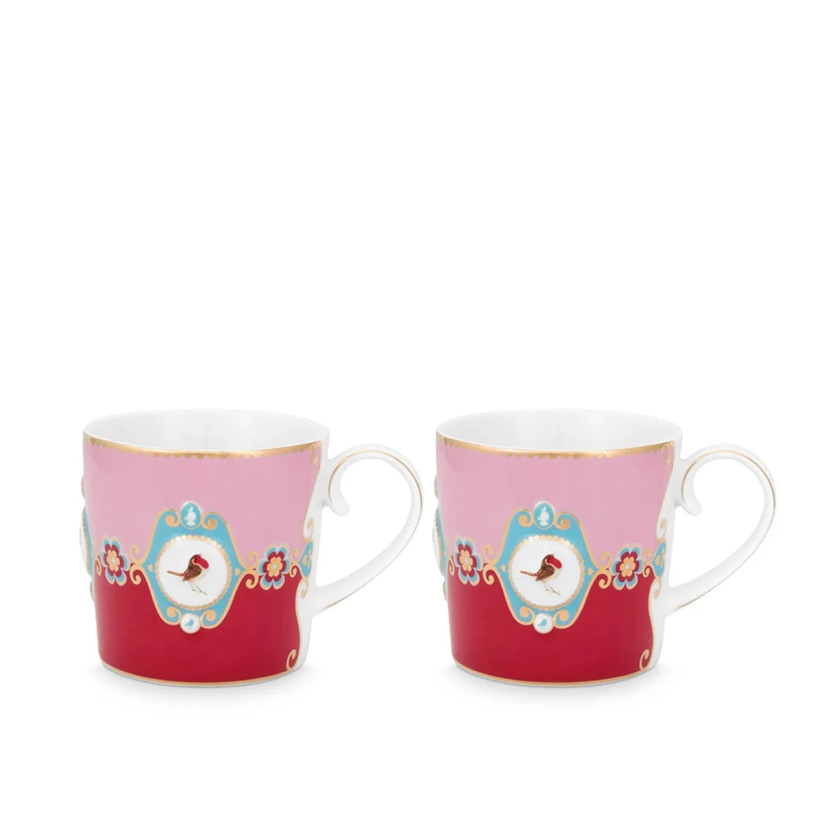 ფინჯანი 150 მლ 1x2 Medallion Love Birds Pip Studio - Image 2