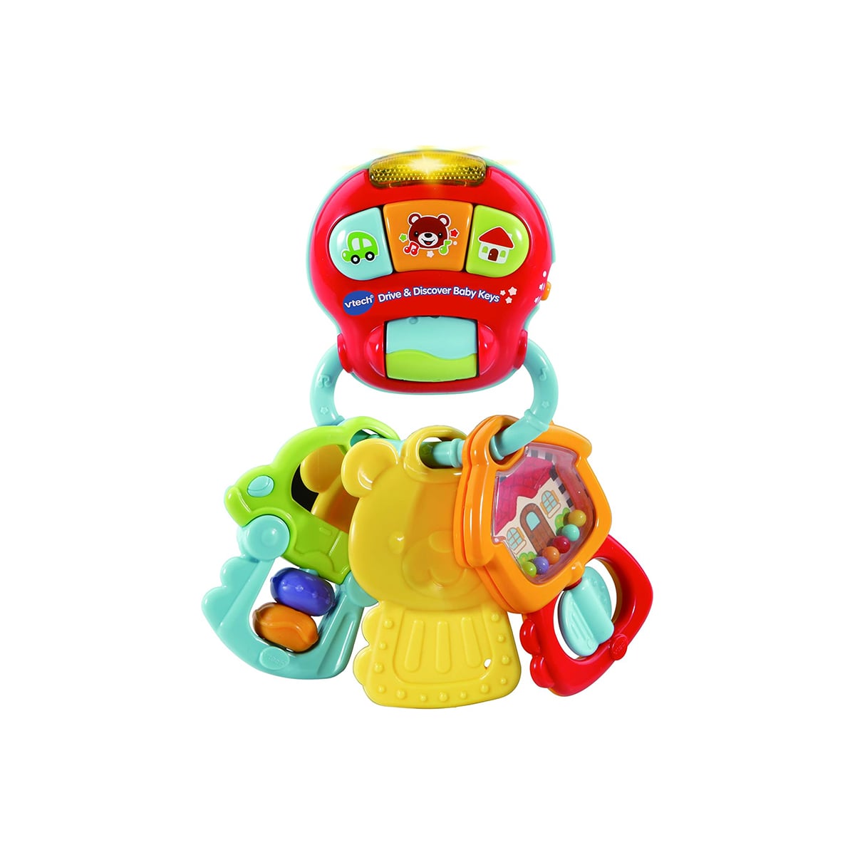 VTech Baby Drive & Discover Electronic Keyring With Three Intereactive Keys - Image 4