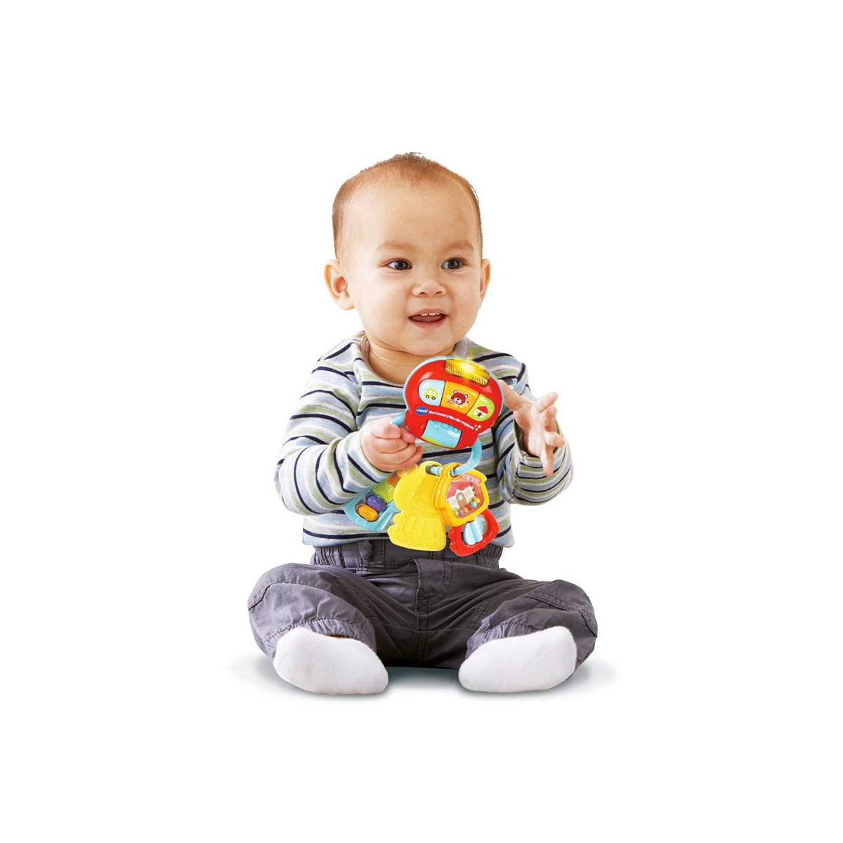 VTech Baby Drive & Discover Electronic Keyring With Three Intereactive Keys - Image 5