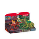 ფიგურების ნაკრები 1x2 Fire vs. Jungle Eldrador Creatures Schleich