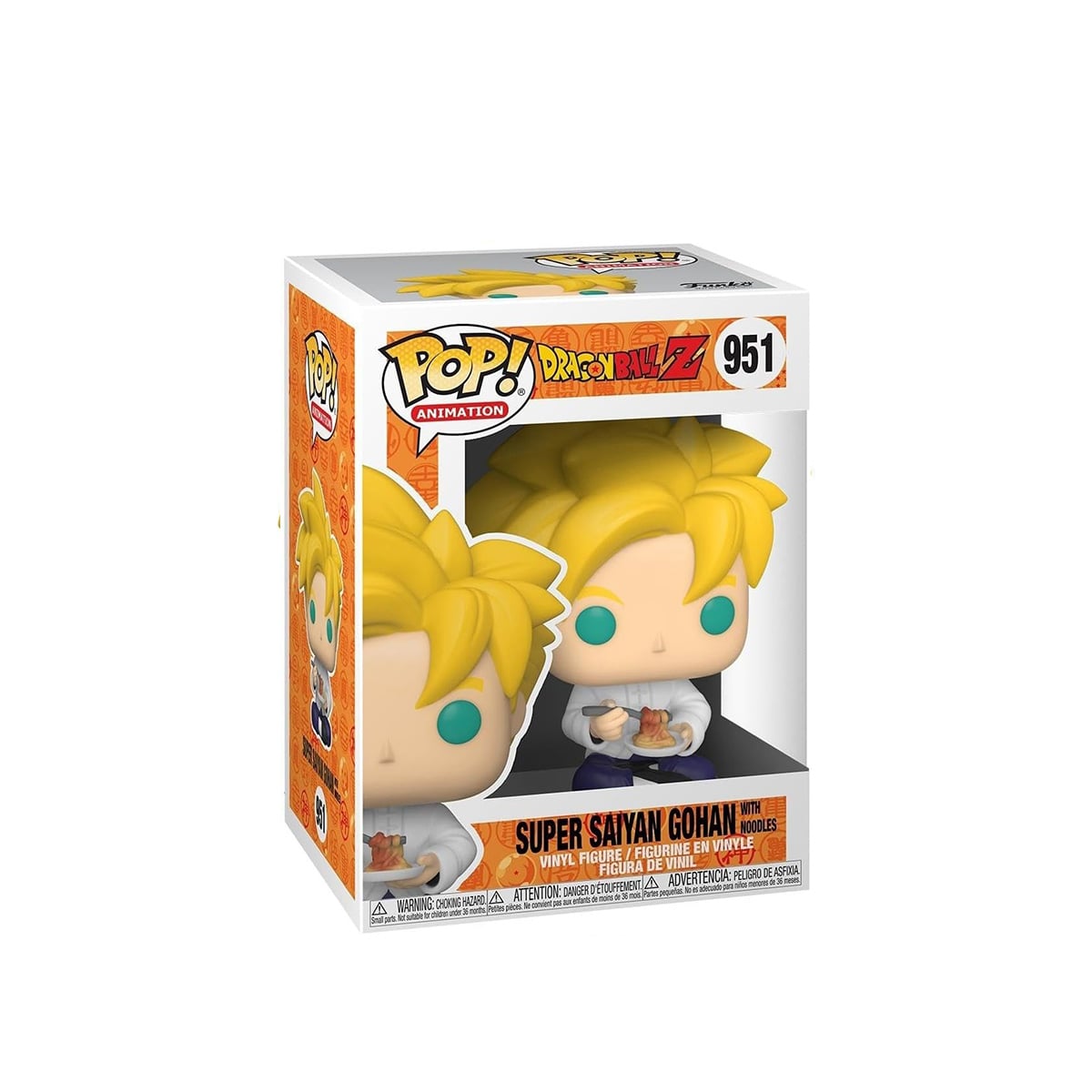 ფიგურა 9.5 სმ Super Saiyan Gohan With Noodles Dragon Ball Z Animation Pop Funko