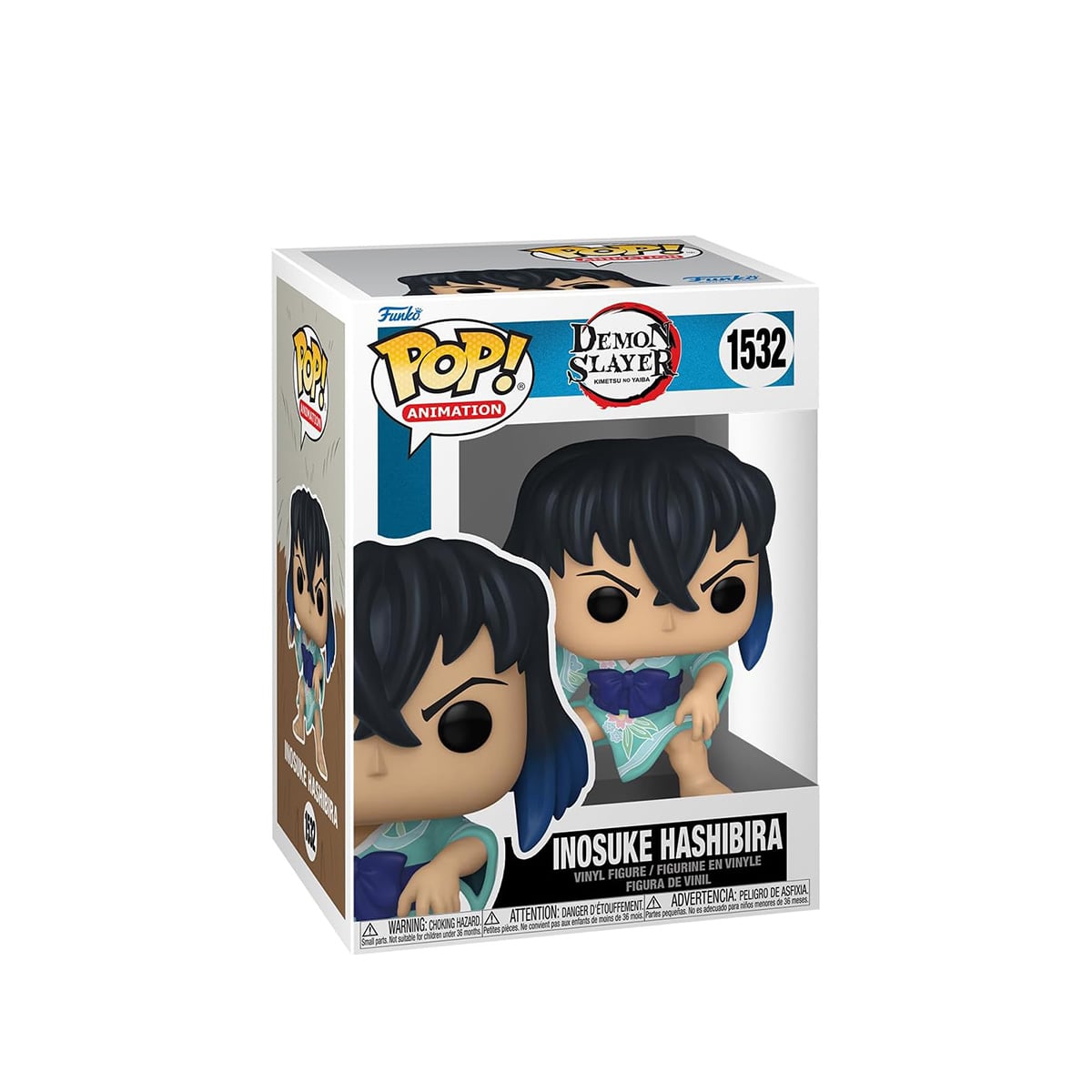 ფიგურა 9.5 სმ Inosuke Hashibira (Kimono) Demon Slayer Animation Pop Funko