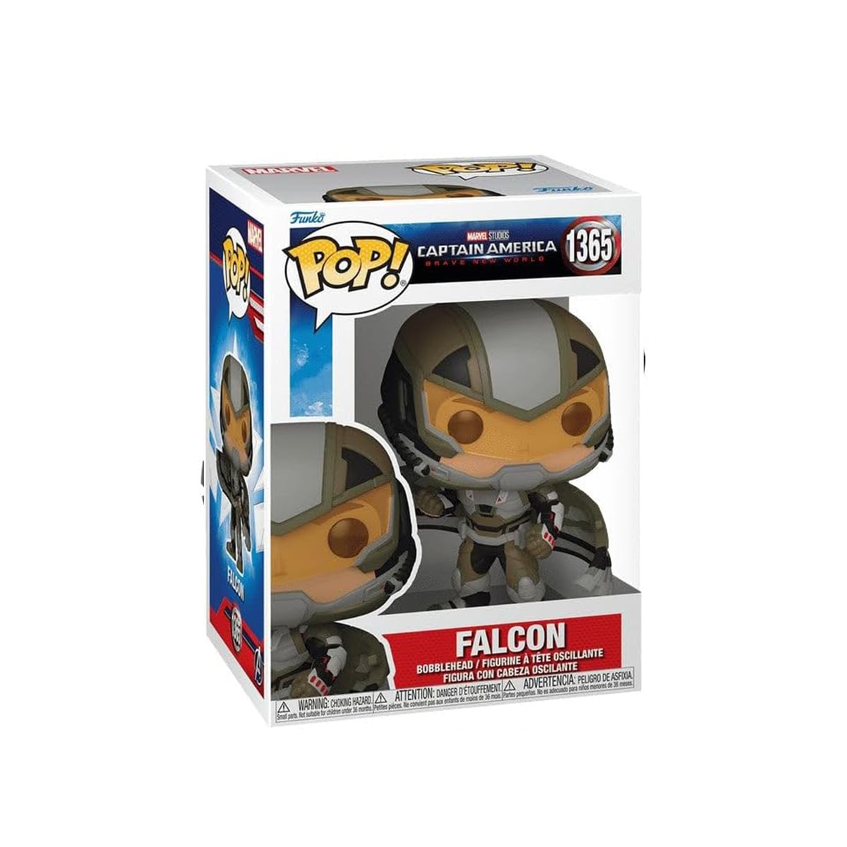 ფიგურა 9.5 სმ Falcon Captain America: Brave New World Marvel Pop Funko