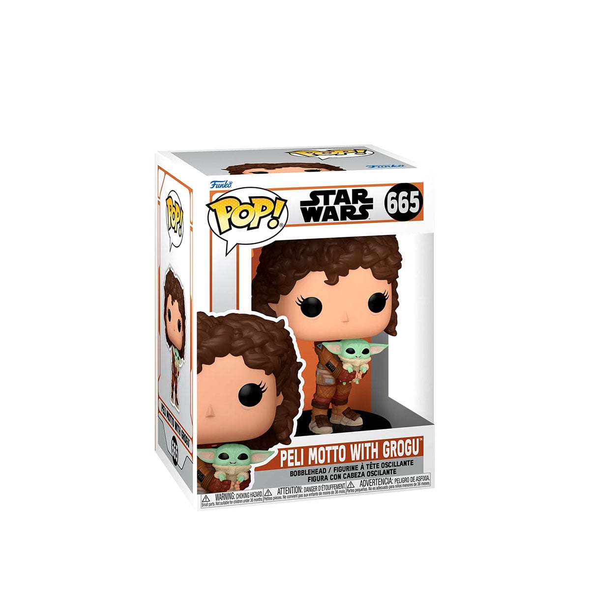 ფიგურა 9.5 სმ Peli Motto With Grogu Star Wars Pop Funko