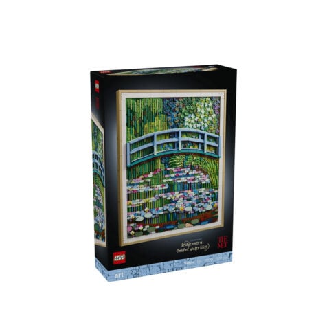 კუბიკების ნაკრები 3179 ერთეული Claude Monet – Bridge over a Pond of Water Lilies Art Lego 31220