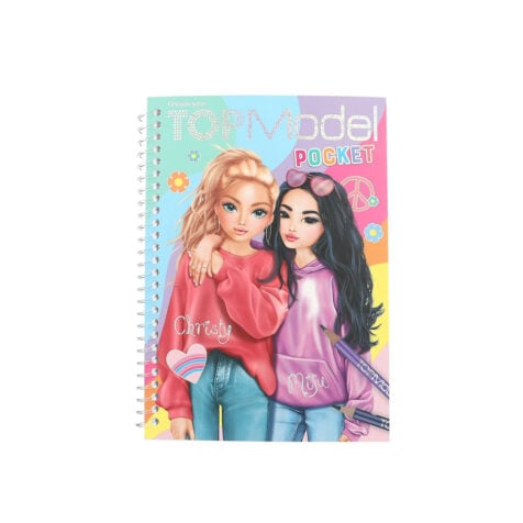 გასაფერადებელი ალბომი Christy and Miju TOP Model