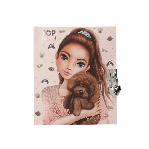 დღიური გულის ფორმის საკეტით Doggy TOP Model