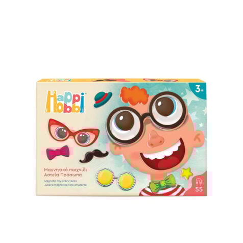 AS Happihobbi Funny Faces With 55 Educational Paper Magnets