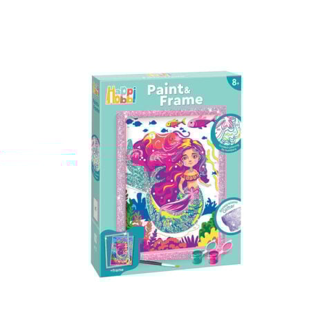 As Happihobbi Mythical Mermaid Paint and Frame Paint by Numbers