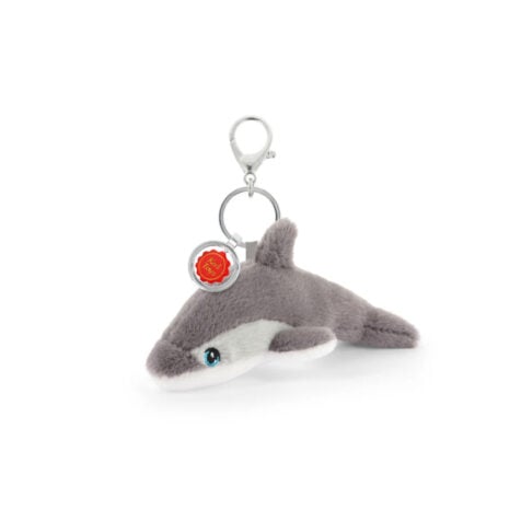 რბილი სათამაშო საკიდით დელფინი 12 სმ Keel Eco Keel Toys