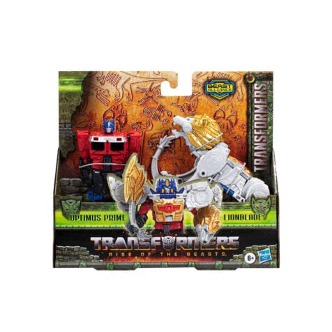 ტრანსფორმირებადი ფიგურები Optimus Prime & Lionblade Beast Combiner Rise of the Beasts Transformers Hasbro