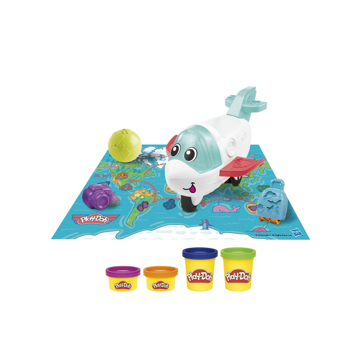 საძერწი ნაკრები თვითმფრინავი Play-doh Airplane Explorer Starter Set Play Set Hasbro - Image 2
