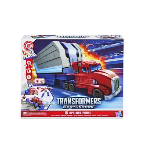 Hasbro Transformers Earthspark - Optimus Prime Battle Trailer