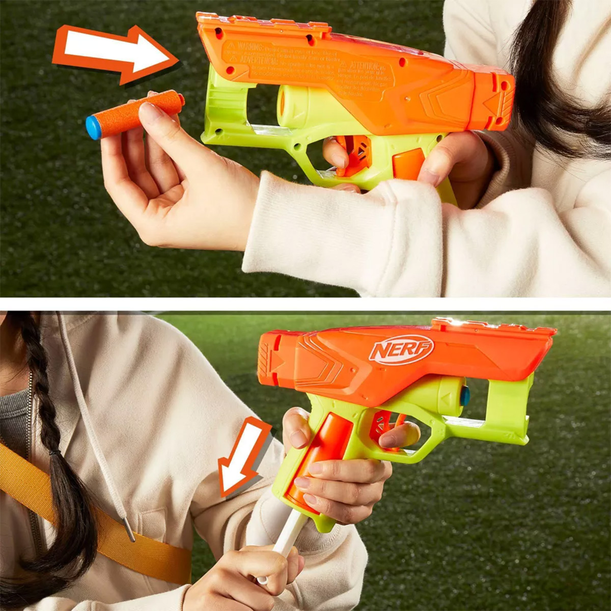 თოფების ნაკრები 18 ტყვიით 1x3 Gear Up Pack Nerf N Series Hasbro - Image 5