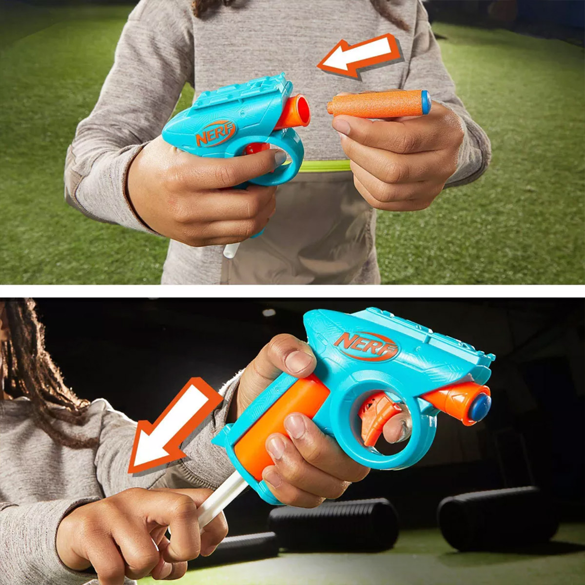 თოფების ნაკრები 18 ტყვიით 1x3 Gear Up Pack Nerf N Series Hasbro - Image 6