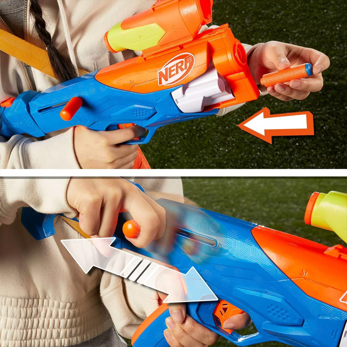 თოფების ნაკრები 18 ტყვიით 1x3 Gear Up Pack Nerf N Series Hasbro - Image 8