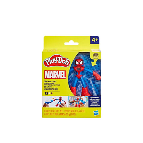 საძერწი ნაკრები ფიგურით Spider-Man Thwip Squisher Marvel Play-Doh Hasbro