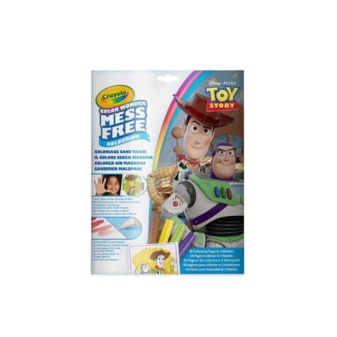 გასაფერადებელი ნაკრები მარკერებით Toy Story Disney Mess Free Color Wonder Crayola