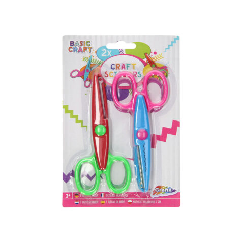 დეკორატიული მაკრატლების ნაკრები 1X2 Craft Scissors Grafix