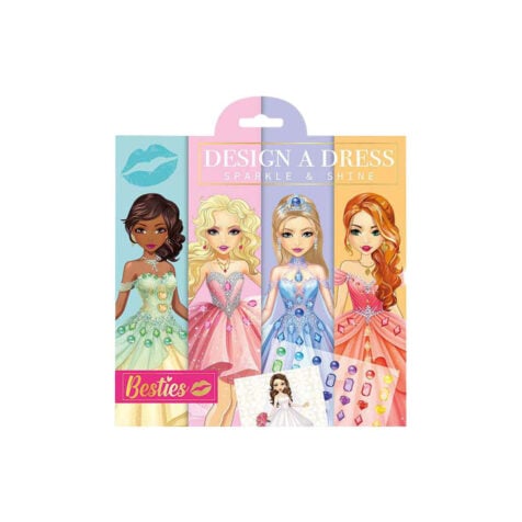 სადიზაინერო ალბომი Besties Design a Dress Creative Craft Group