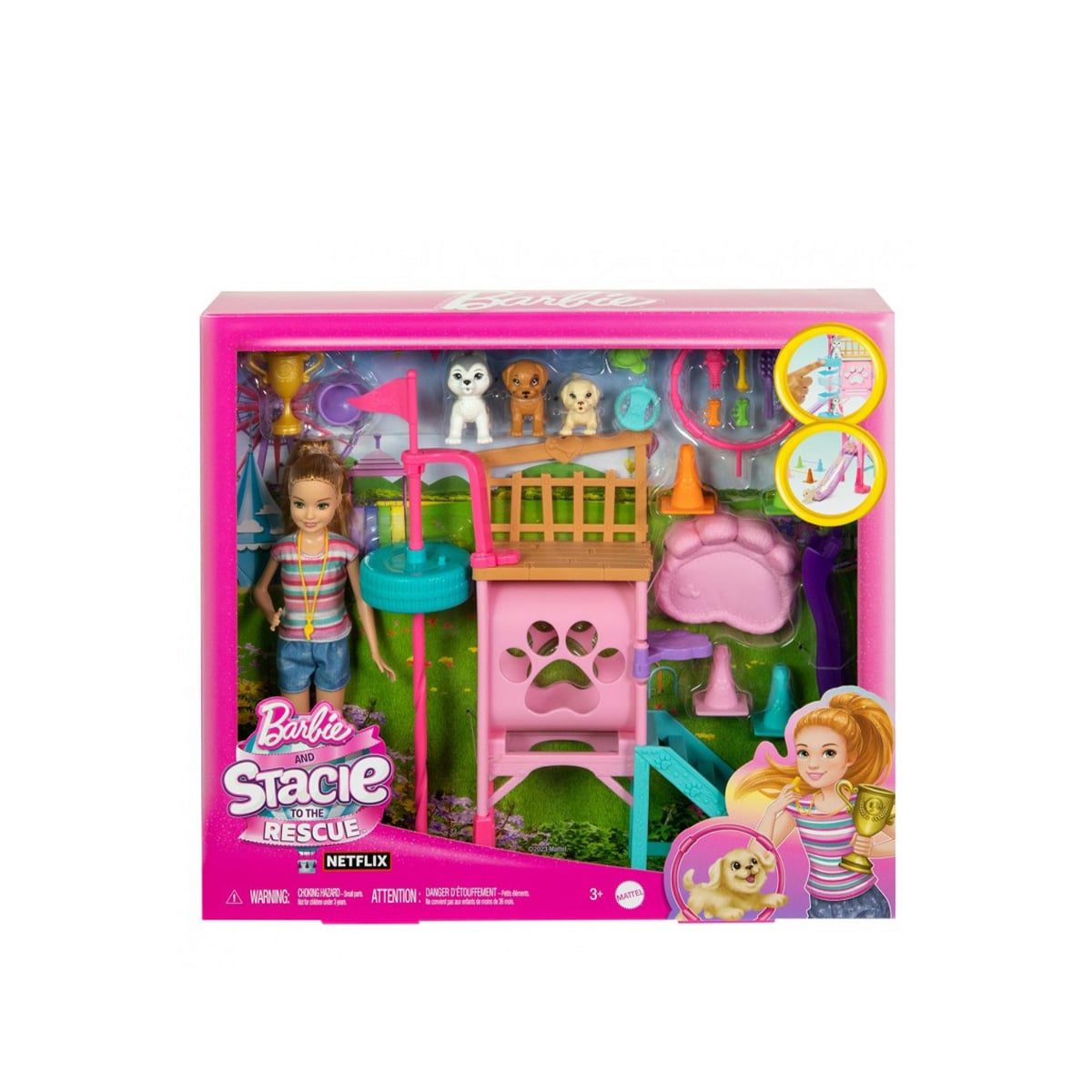 თოჯინა ბარბი ლეკვების პარკში 32 სმ Barbie Mattel