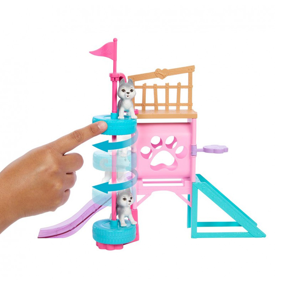 თოჯინა ბარბი ლეკვების პარკში 32 სმ Barbie Mattel - Image 3