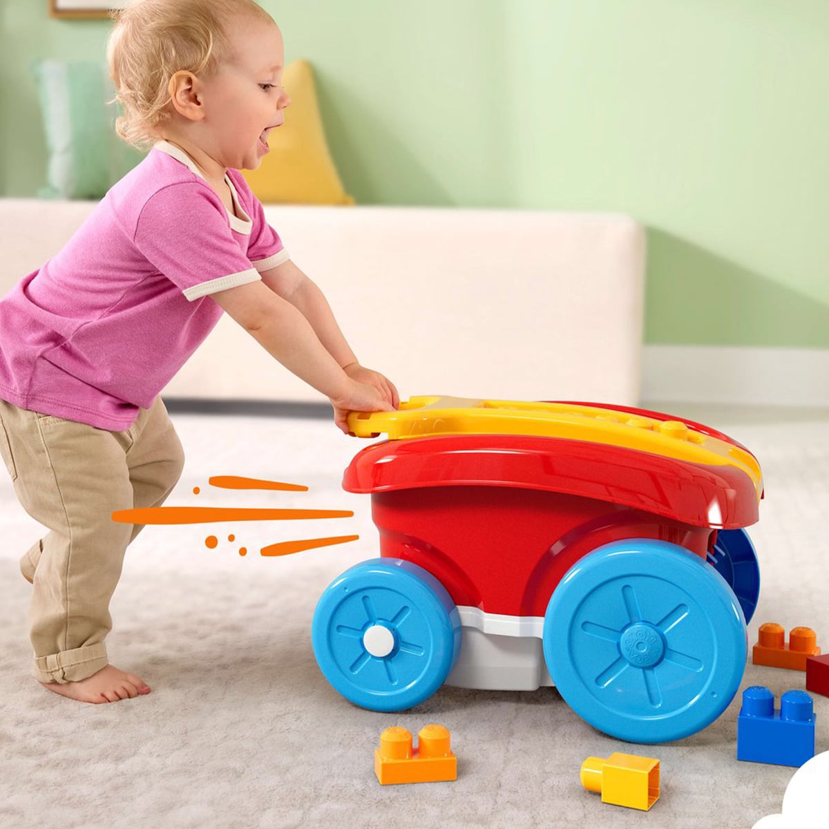 სათამაშო ურიკა 20 კუბიკით Fisher-Price - Image 2