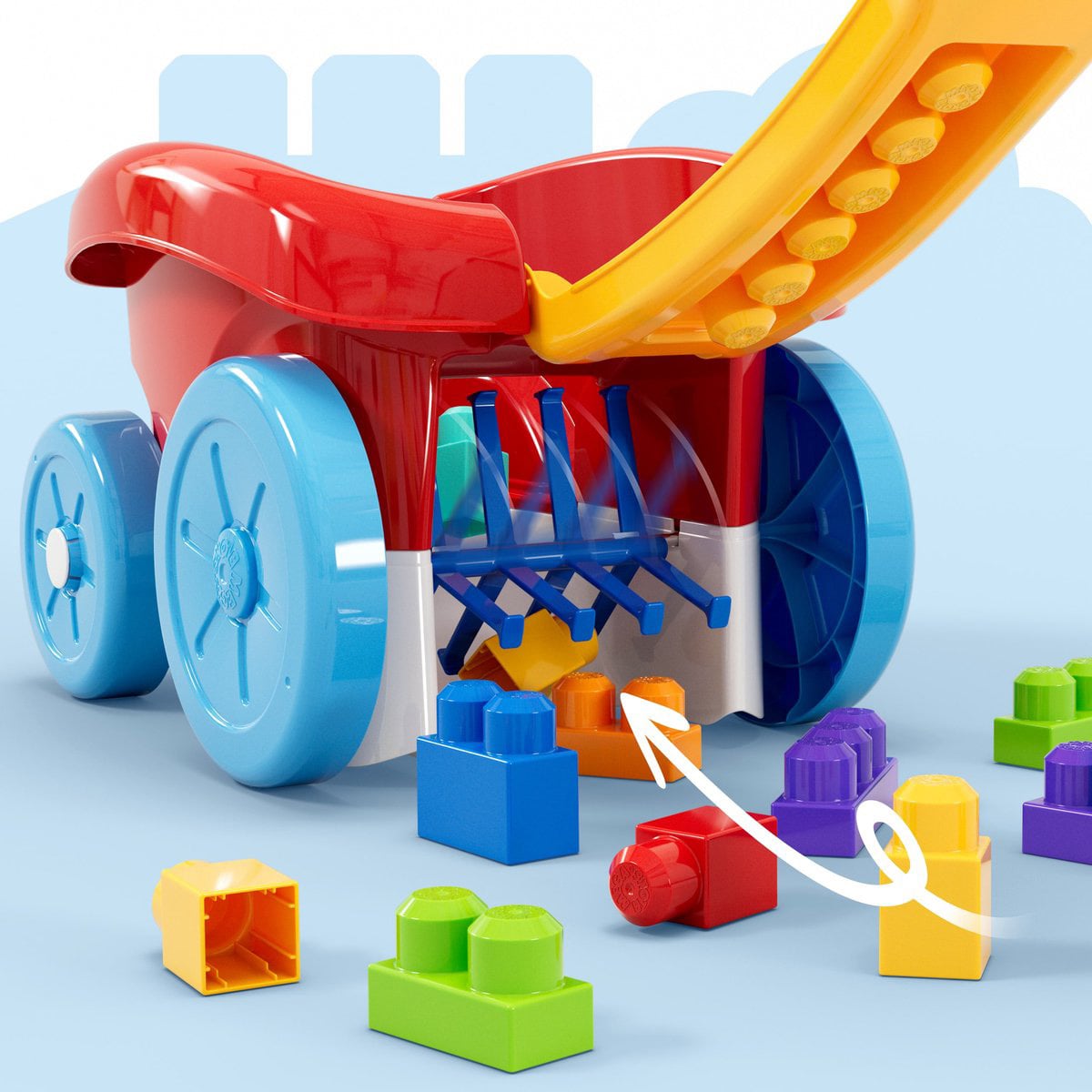 სათამაშო ურიკა 20 კუბიკით Fisher-Price - Image 4