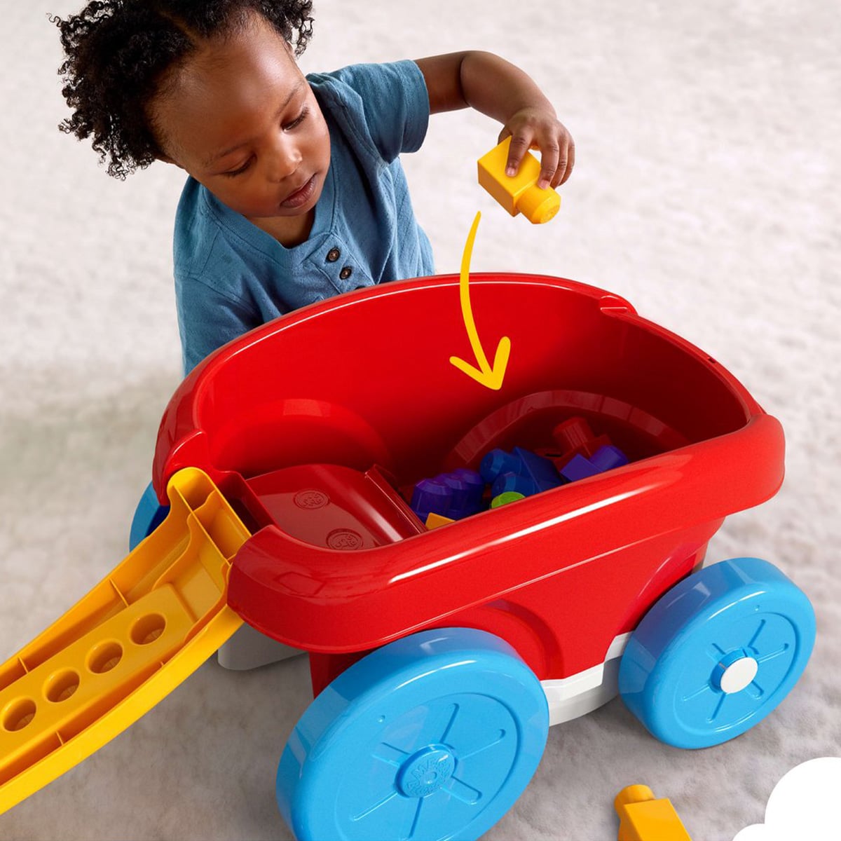 სათამაშო ურიკა 20 კუბიკით Fisher-Price - Image 6