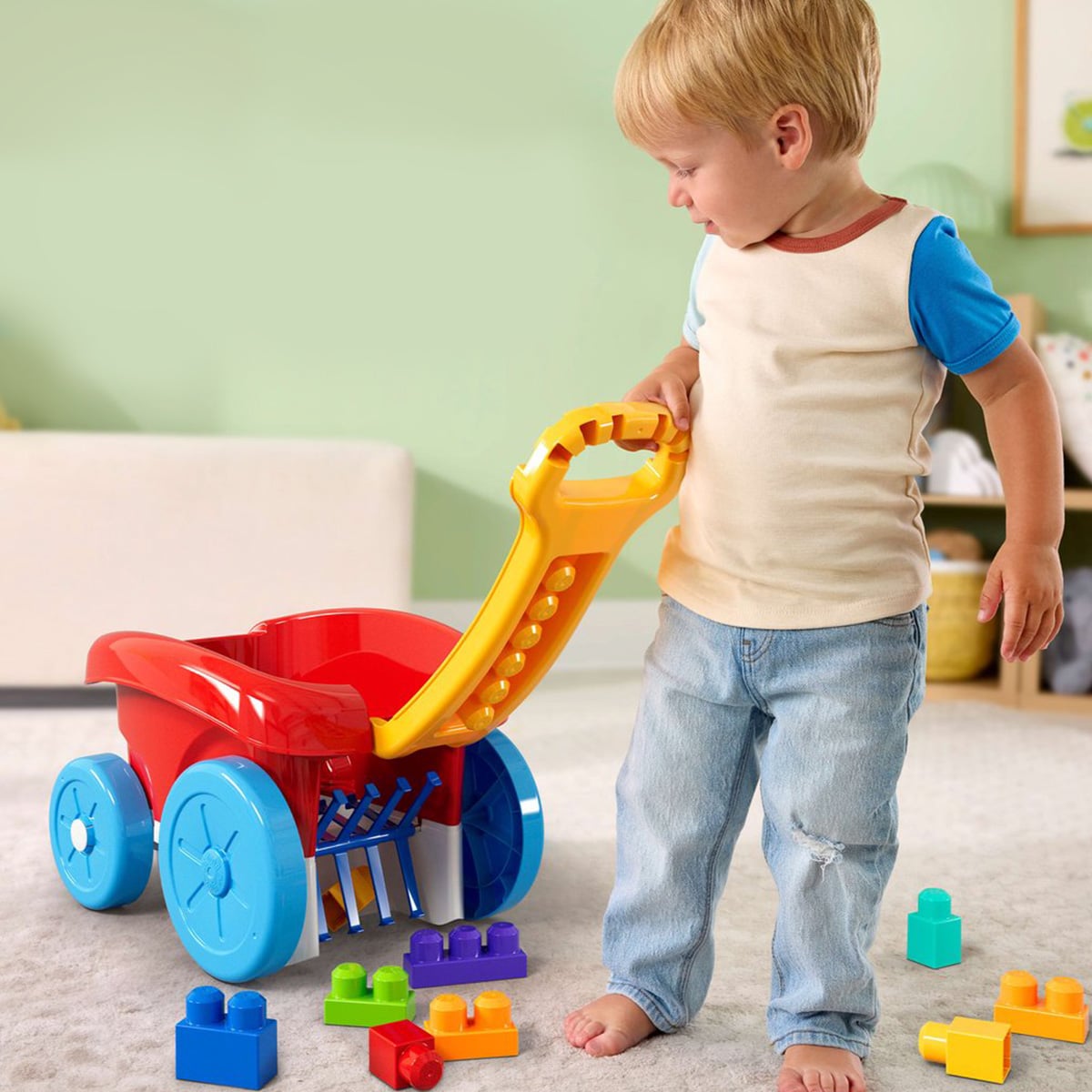 სათამაშო ურიკა 20 კუბიკით Fisher-Price - Image 5