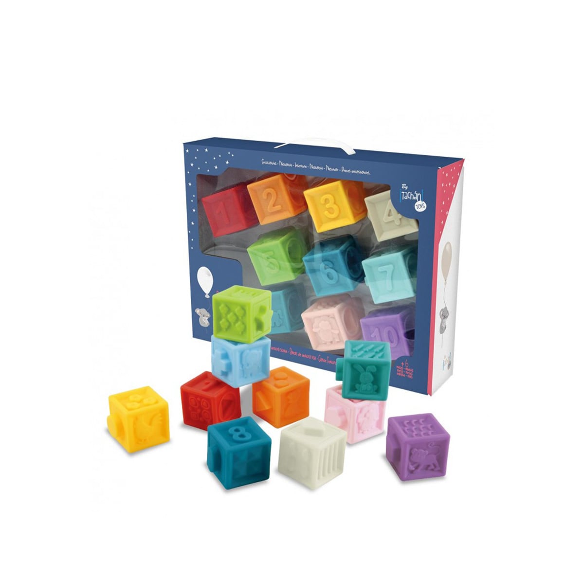 კუბიკების ნაკრები 1x10 Fisher-Price
