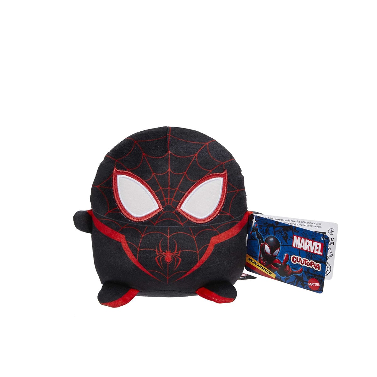 რბილი სათამაშო 13 სმ Miles Morales Spider Man Cuutopia Marvel Mattel