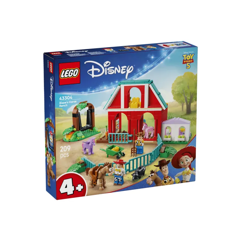 კუბიკების ნაკრები 209 ერთეული Blaze's Horse Ranch Disney Lego 43304