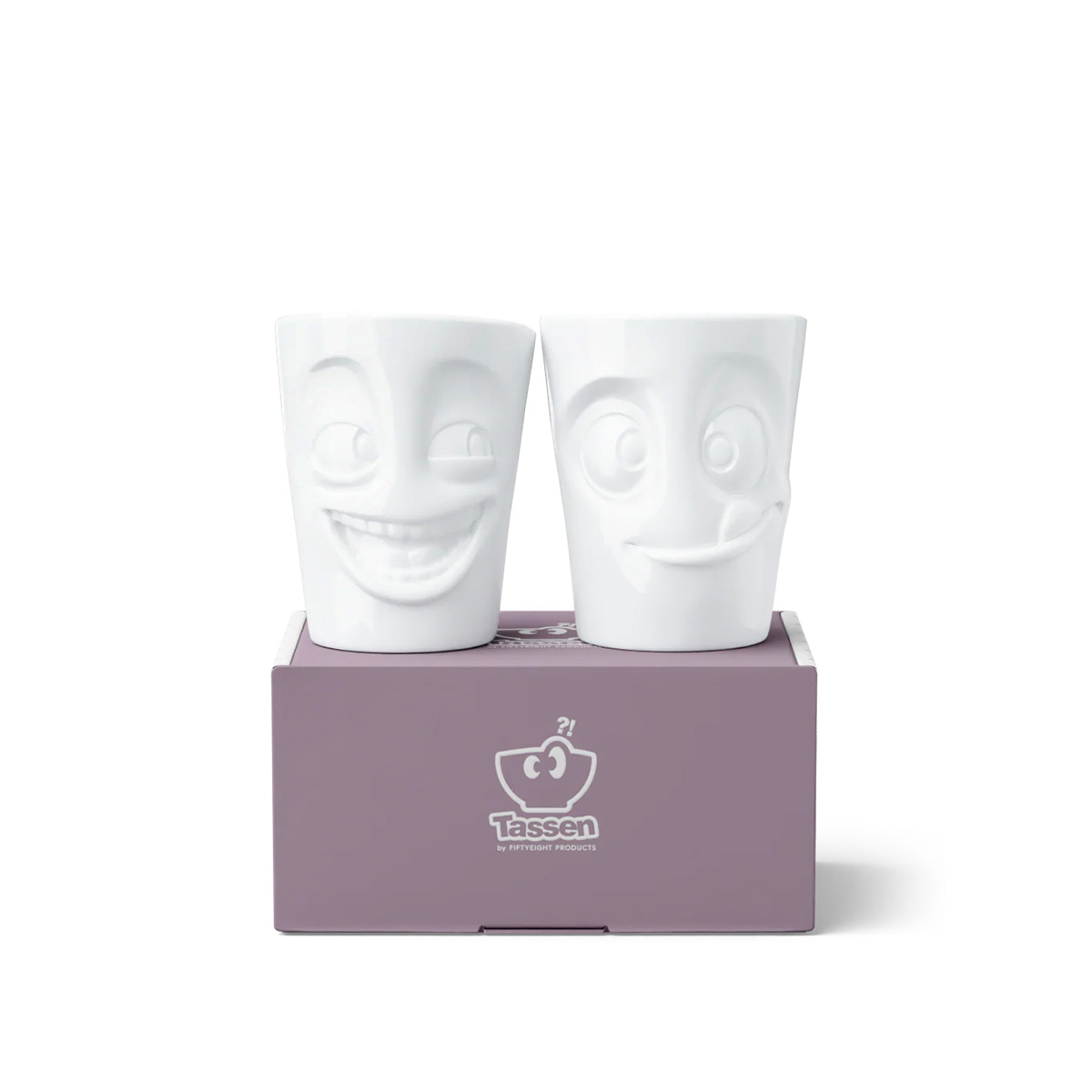 ჭიქა ფაიფურის 350 მლ 1x2 Joking & Tasty Face FIFTYEIGHT Products