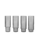 Ferm Living Ripple Longdrink Glasses 300 ML 1x4