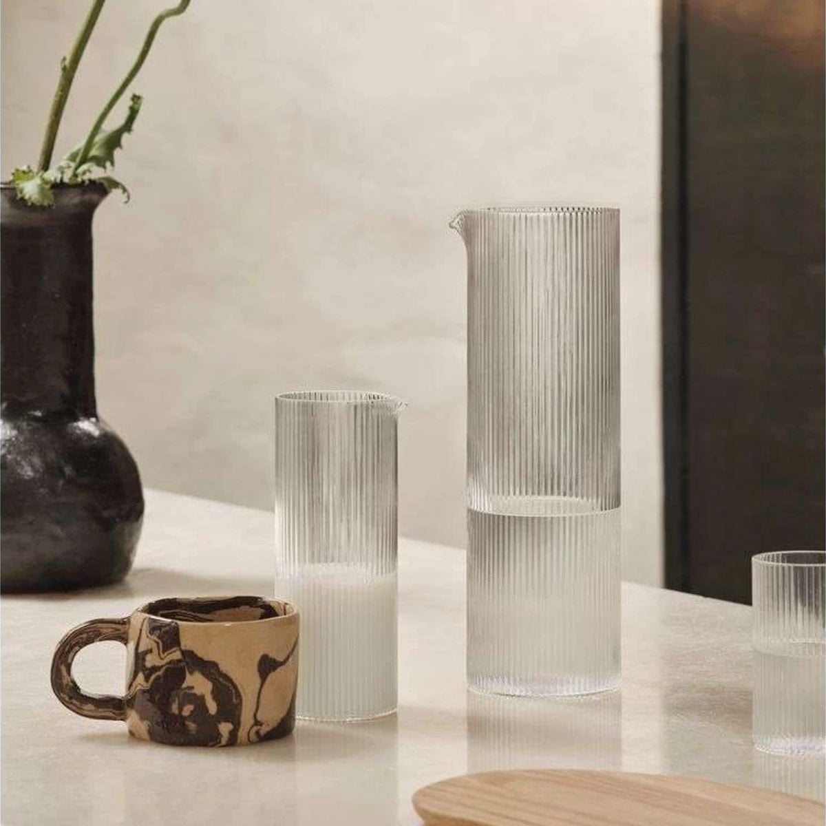 დოქი მინის 1.12 ლ Ripple Ferm Living - Image 2