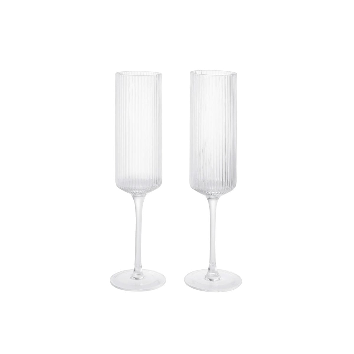 ჭიქა შამპანურის 150 მლ 1x2 Ripple Ferm Living