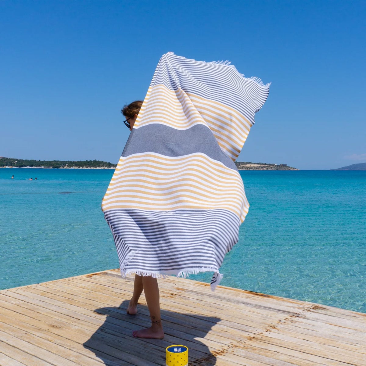 პირსახოცი სანაპიროსთვის 100x180 სმ Bali Towel to Go - Image 6