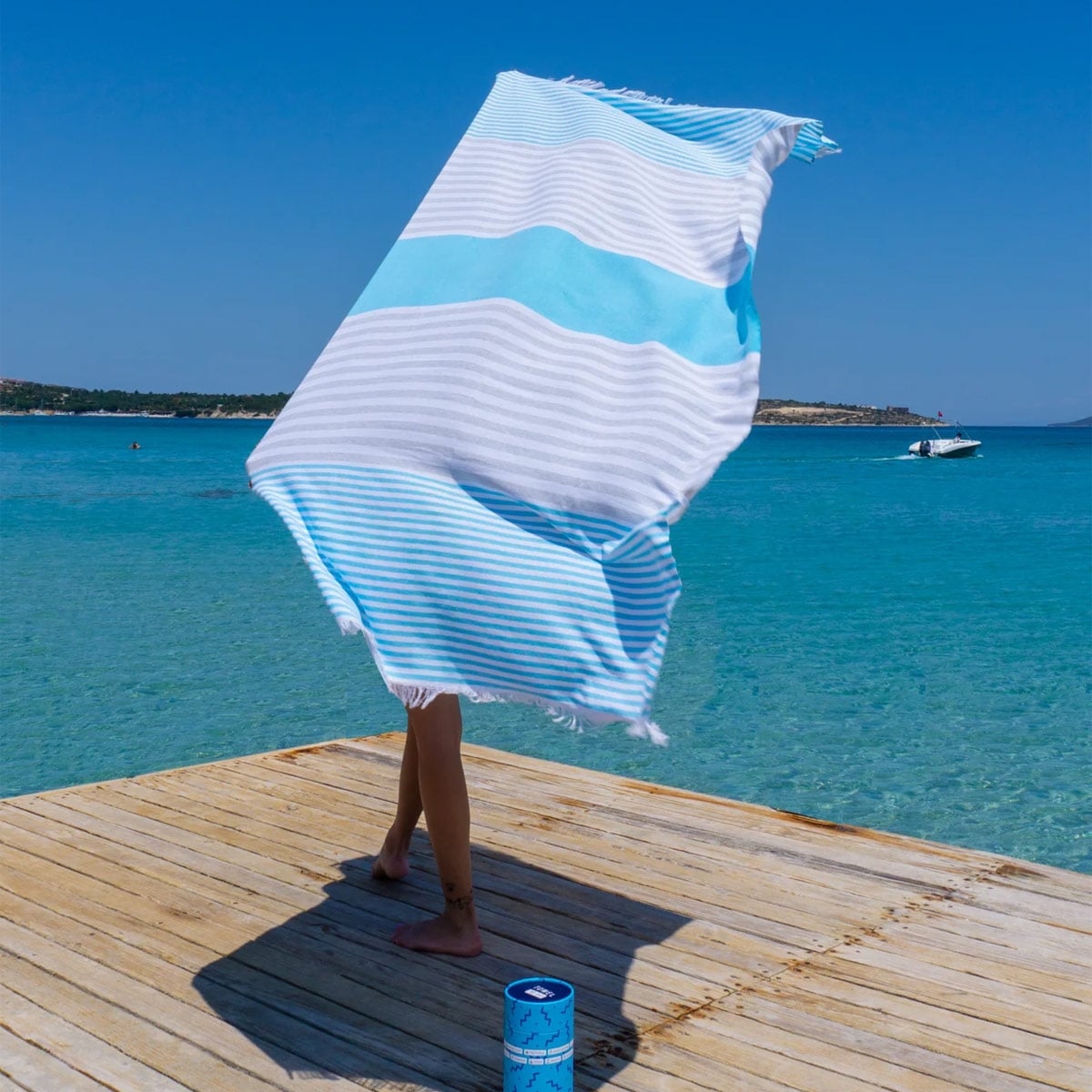 პირსახოცი სანაპიროსთვის 100x180 სმ Bali Towel to Go - Image 6
