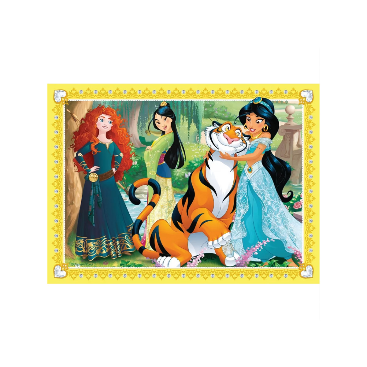 ფაზლი 12-16-20-24 ნაწილით 1x4 Disney Princess Ravensburger - Image 2