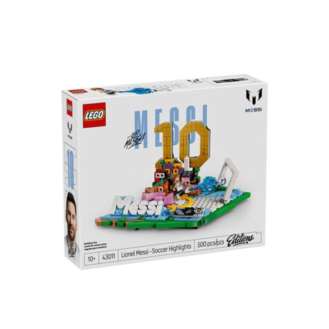 კუბიკების ნაკრები 500 ერთეული Lionel Messi – Soccer Highlights Editions Lego 43011