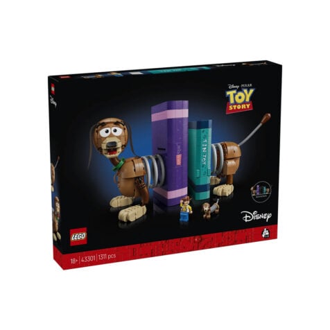 კუბიკების ნაკრები 1311 ერთეული Toy Story Slinky Dog Bookends Disney Lego 43301