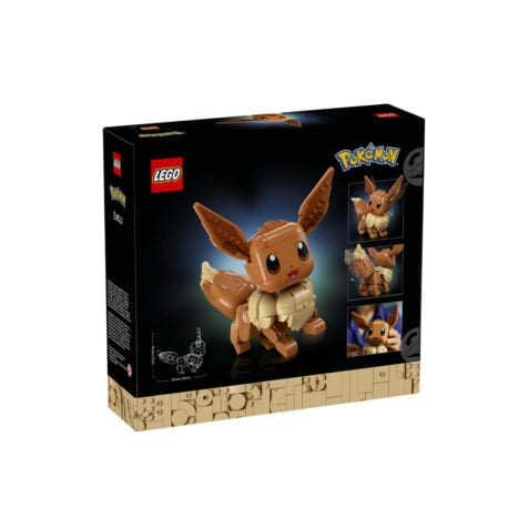 კუბიკების ნაკრები 587 ერთეული Eevee Pokémon Lego 72151