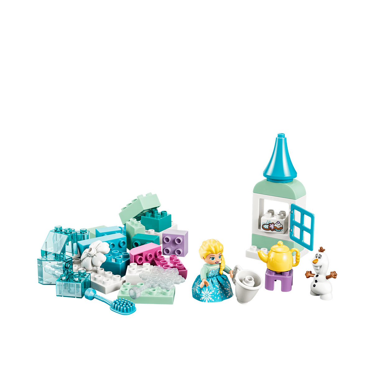 კუბიკების ნაკრები 37 ნაწილი Frozen Creative Box with Elsa and Olaf Duplo Lego 10462 - Image 3