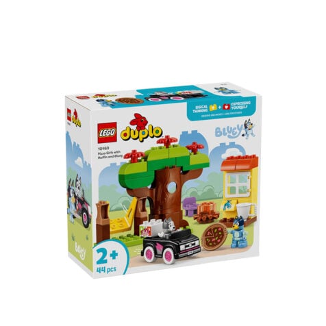კუბიკების ნაკრები 44 ნაწილი Pizza Girls with Muffin and Bluey Duplo Lego 10469