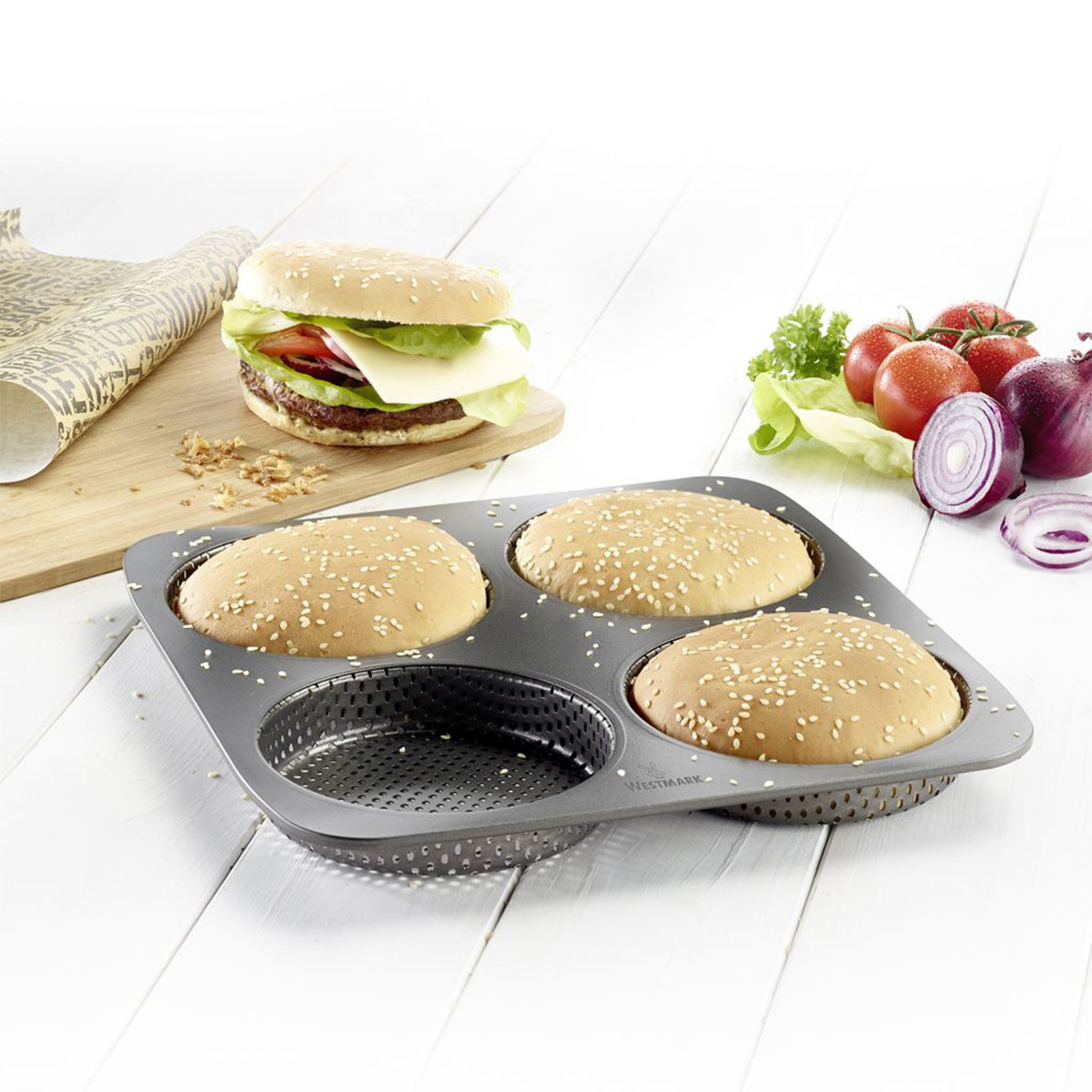 Westmark Ährensache Burger Bun Baking Tin 28x28CM 1x4 - Image 6