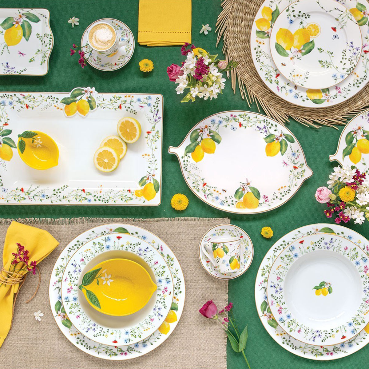 თეფში დესერტის 19 სმ Fleurs et Citrons Easy Life - Image 4
